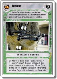 star wars ccg a new hope revised bowcaster wb