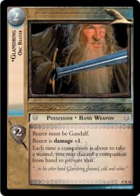 lotr tcg rise of saruman glamdring orc beater