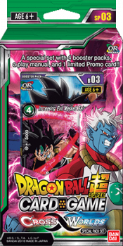 dragonball super card game dragonball super sealed product cross worlds special pack set