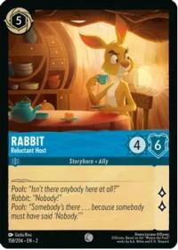 lorcana rise of the floodborn rabbit reluctant host