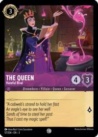 lorcana into the inklands the queen hateful rival foil
