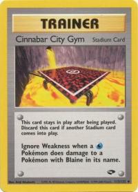 pokemon gym challenge cinnabar city gym 113 132