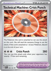 pokemon paldean fates technical machine crisis punch 090 091
