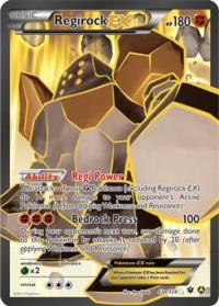 pokemon premium trainer s xy collection regirock ex 43a 124
