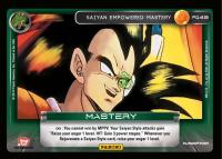 dragonball z base set dbz saiyan empowered mastery foil
