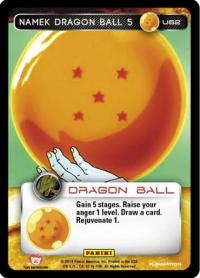 dragonball z base set dbz namek dragon ball 5 foil