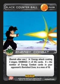 dragonball z heroes and villains black counter ball foil