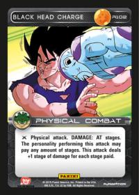 dragonball z heroes and villains black head charge foil