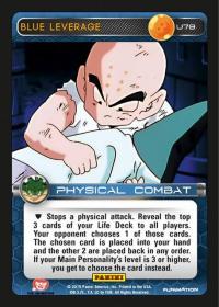 dragonball z heroes and villains blue leverage foil