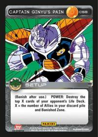 dragonball z heroes and villains captain ginyu s pain foil