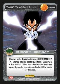 dragonball z heroes and villains focused assault foil