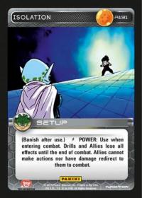 dragonball z heroes and villains isolation foil