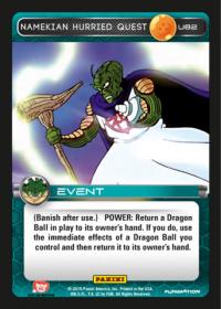 dragonball z heroes and villains namekian hurried quest foil