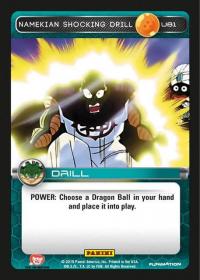 dragonball z heroes and villains namekian shocking drill foil