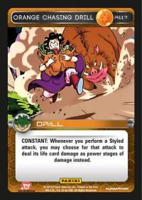 dragonball z heroes and villains orange chasing drill foil