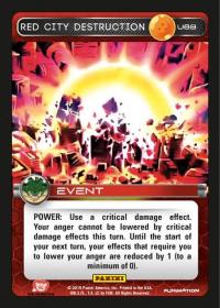 dragonball z heroes and villains red city destruction foil