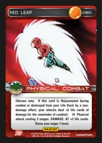 dragonball z heroes and villains red leap foil