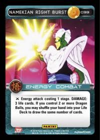 dragonball z the movie collection namekian right burst foil