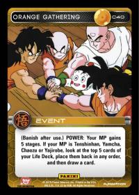 dragonball z the movie collection orange gathering foil