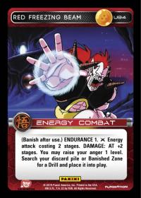 dragonball z the movie collection red freezing beam foil