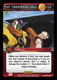 dragonball z the movie collection red threatening drill foil