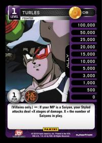 dragonball z the movie collection turles fighter foil