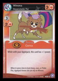 my little pony the crystal games winona dependable pet foil