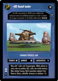 star wars ccg theed palace aat assault leader