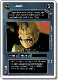star wars ccg a new hope revised advosze wb