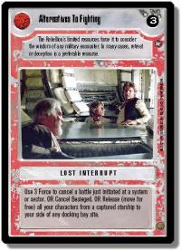 star wars ccg a new hope limited alternatives to fighting