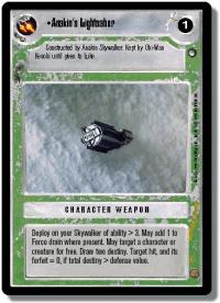 star wars ccg hoth limited anakin s lightsaber