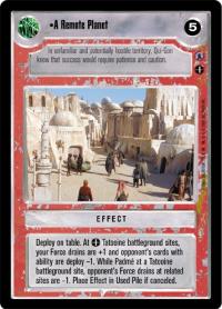 star wars ccg reflections iii premium a remote planet