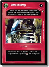 star wars ccg a new hope limited astromech shortage