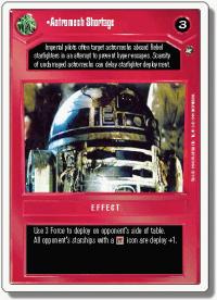 star wars ccg a new hope revised astromech shortage wb
