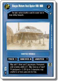 star wars ccg a new hope revised bespin motors void spider thx 1138 wb