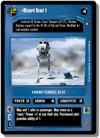 star wars ccg hoth limited blizzard scout 1