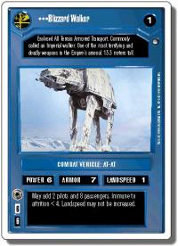 star wars ccg hoth revised blizzard walker wb
