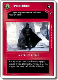 star wars ccg hoth revised breached defenses wb