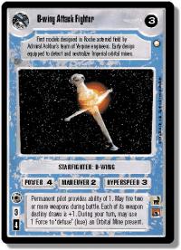 star wars ccg special edition b wing attack fighter