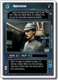 star wars ccg hoth revised captain lennox wb