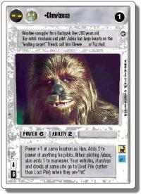 star wars ccg a new hope revised chewbacca wb