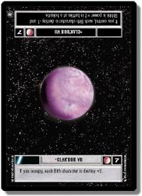 star wars ccg a new hope limited clak dor vii