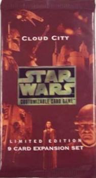 star wars ccg star wars sealed product cloud city booster pack