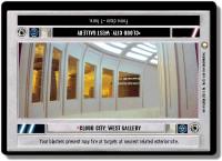 star wars ccg special edition cloud city west gallery light