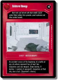 star wars ccg premiere unlimited collateral damage wb