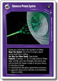 star wars ccg a new hope revised commence primary ignition wb