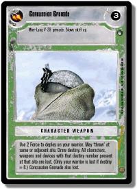 star wars ccg hoth limited concussion grenade