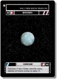 star wars ccg special edition coruscant light