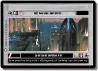 star wars ccg special edition coruscant imperial city