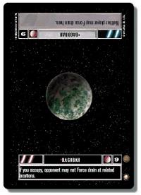 star wars ccg special edition dagobah special edition